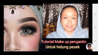 Tutorial Make up pengantin untuk hidung pesek