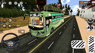 Bus Simulator Indonesia || V S R Tourist Bus Drive On Zoo City road Gameplay | #gaming screenshot 4