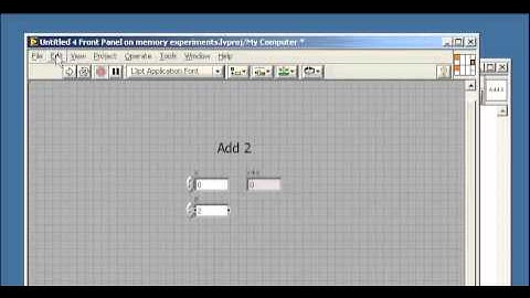 LabVIEW Tips: Set default values for subVI inputs