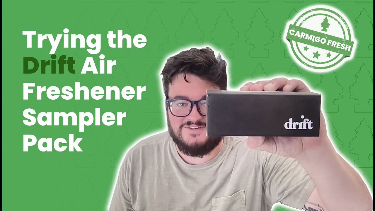 Drift Air Freshener Sampler Pack Unboxing Drift Amber, Drift Teak