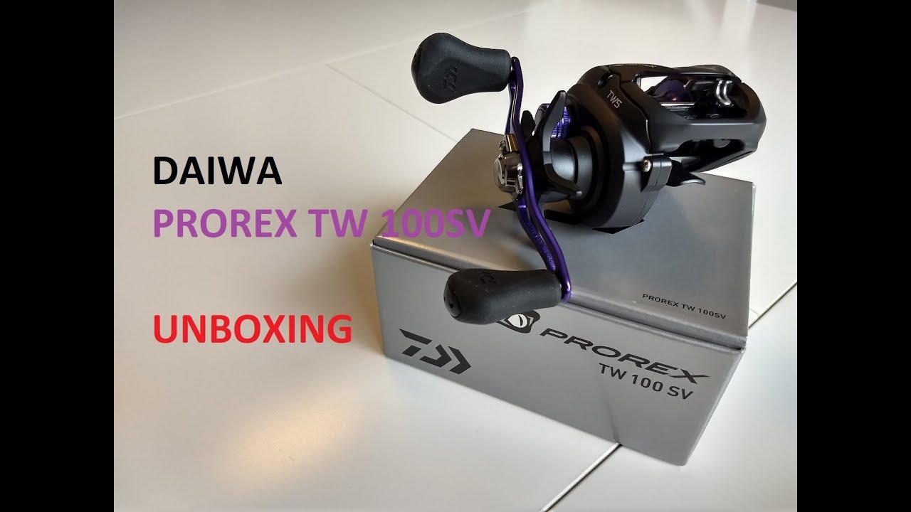 Daiwa PROREX TW 100 SV Unboxing 