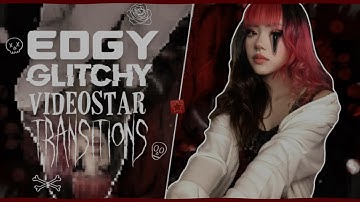 EDGY/GLITCHY TRANSITIONS ON VIDEOSTAR TUTORIAL FREE & PAID // Mad Edits