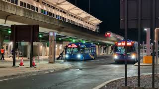 MTA Bus: 2023 New Flyer XD40 9339 on Q10 Local @ Lefferts Blvd JFK AirTrain Station