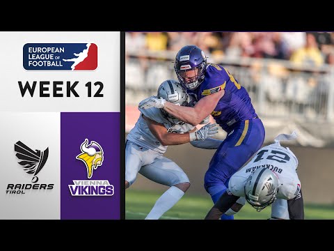 Raiders Tirol @ Vienna Vikings - Highlights | Week 12 | Season 2023