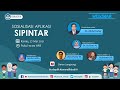 Webinar Sosialisasi Aplikasi SIPINTAR - Program Indonesia Pintar