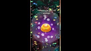 Bubble Witch 3 Saga Level 755 (golden pin example)