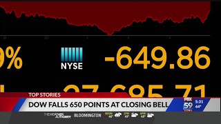 Stock market plunges as coronavirus cases rise