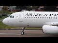 [HD] Air New Zealand A320 takeoff in WINDY conditions | ZK-OXL