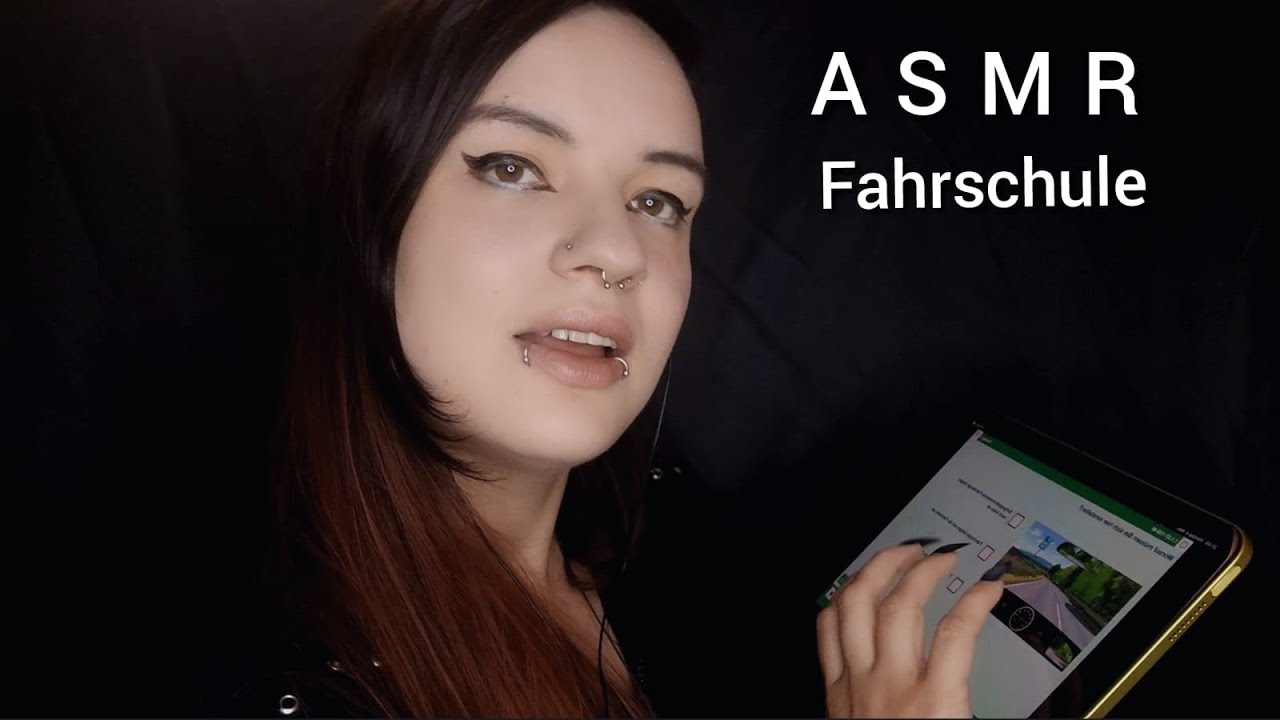 ASMR | Fahrschule - entspannter Theorieunterricht | Tablet Tracing | Ipad Tapping | Verkehrszeichen
