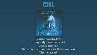 Steve Aoki - Girl Ft. Agnez Mo & Desiigner (Lyrics)