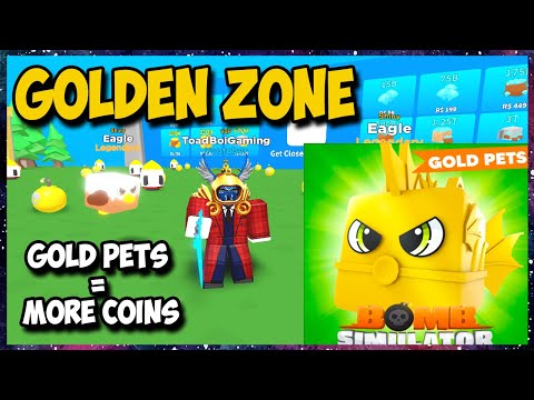 Golden Pets Bomb Simulator I Didn T Get A Golden Pet But I Did Get A Whole Lotta Roblox Youtube - roblox now has creator codesand i didnt get one youtube