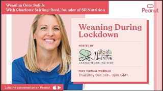 Weaning onto Solid Food with SR Nutrition