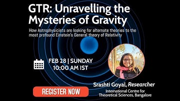 Glimpses from our webinar on GR & Gravitational Wave Physics | Srashti Goyal | ICTS Bangalore | ROW