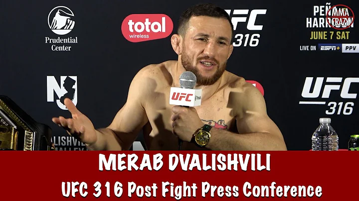 Merab Dvalishvilli reacts to DEFEATING Sean O’Malley for second time at UFC 316