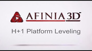 Afinia H+1 3D Printer Platform Leveling and Platform Maintenance