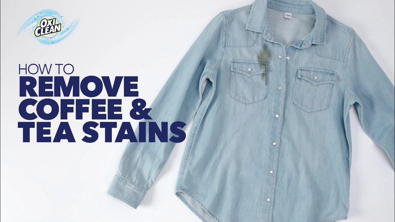 How to Remove Coffee and Tea Stains from Clothes with OxiClean™ YouTube