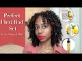 Heatless Curls | 3C - 4A Natural Hair Flexi Rod Set | Perfectly Defined Curls