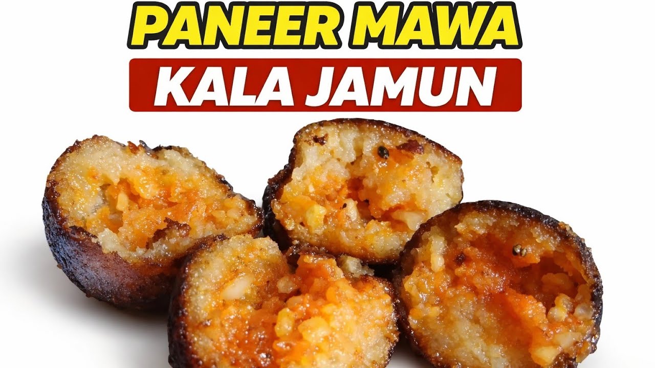 Paneer mawa kala jamun
