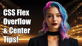 CSS Flex overflow and center