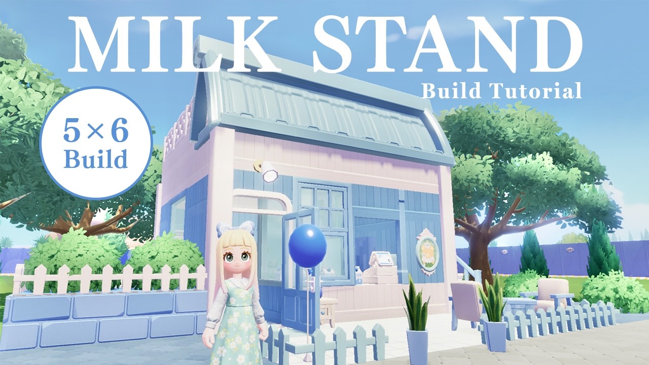 牛乳パック風🥛ミルクスタンドの作り方【ハートピアスローライフ | 開拓レベル15〜】