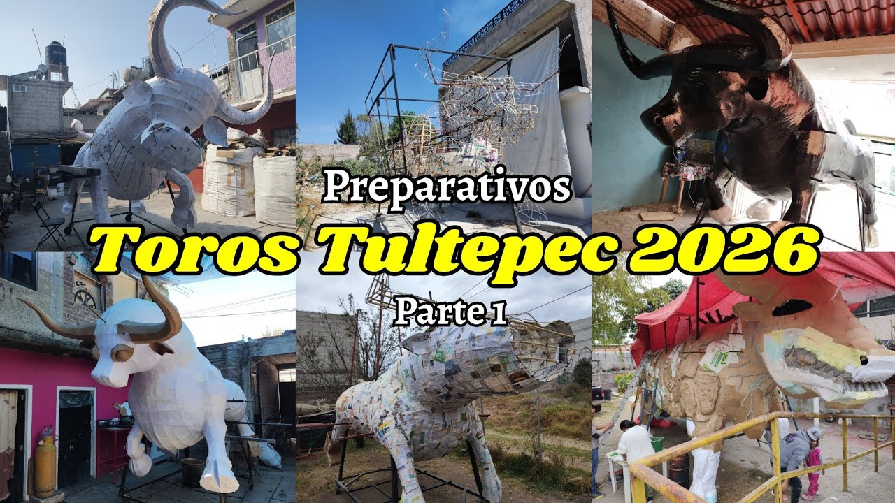 Preparativos De Algunos De Los Toros Pirotécnicos Para Este 6 De Marzo En Tultepec 2026 (1) 