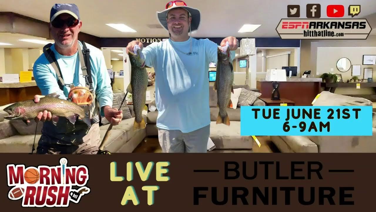 The Morning Rush is LIVE from AJ's Cafe in Omaha & Butler Furniture in Mountain Home