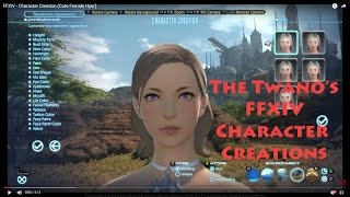 Final Fantasy XIV - Character Creation (Cute Female Hyur)