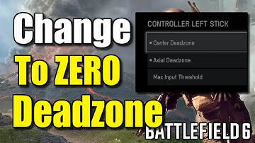 How to Change Controller Deadzone to ZERO in Battlefield 6 (Best Method)
