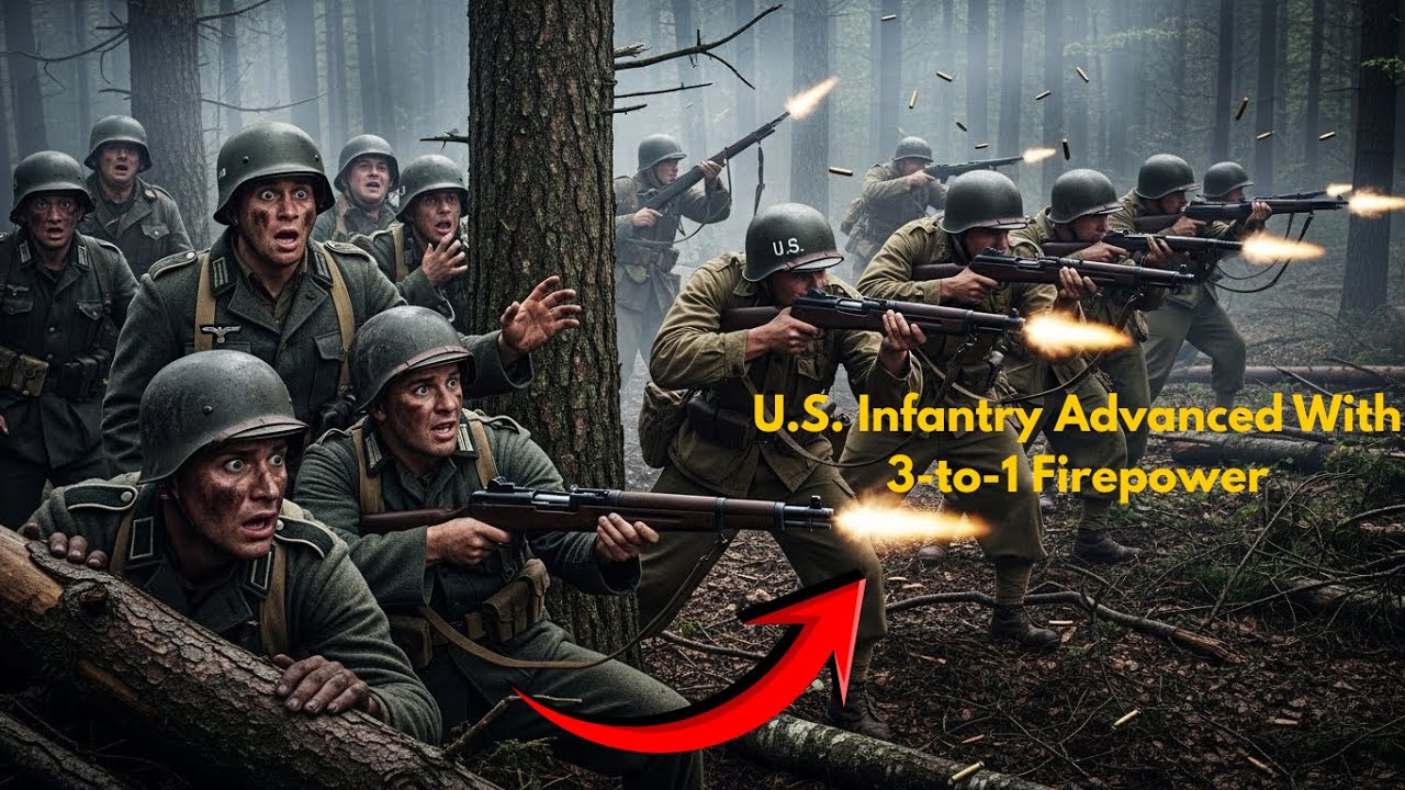 German Soldiers Were Shocked When U.S. Infantry Advanced With 3-to-1 Firepower | war ledger 2