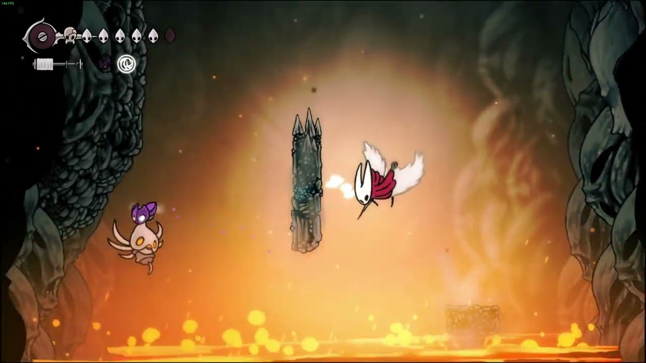 Far Fields Mask Shard Location - Rising lava - silksong