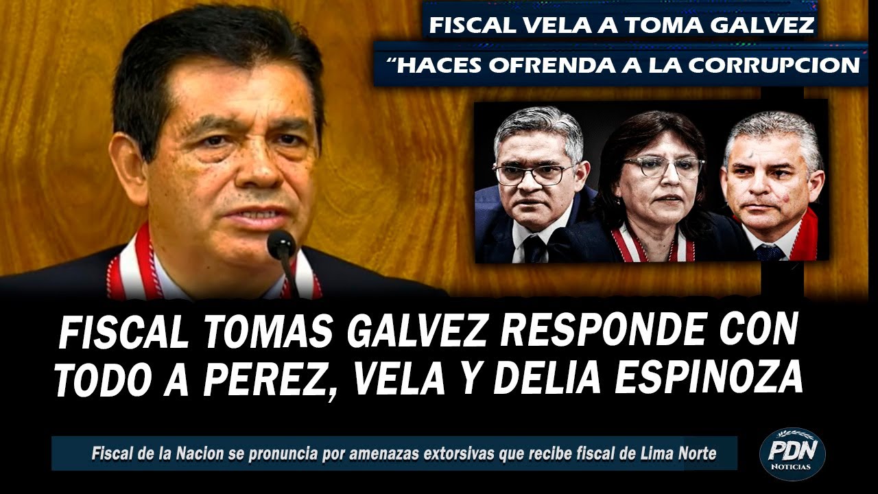 FISCAL TOMAS GALVEZ RESPONDE A FISCALES ESPINOZA, PEREZ Y VELA | DESACTIVACION DE EQUIPOS ESPECIALES