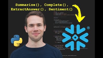 How to start using Snowflake Cortex LLM functions🔥: Python — Snowflake #1