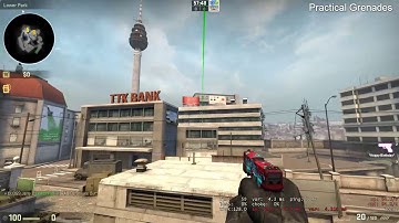 de_Overpass: Toilets to Stairs smoke tutorial