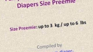 Pampers Swaddlers Diapers Size Chart by Weight