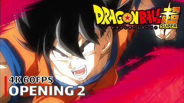 Dragon Ball Super - Opening 2 (Genkai Toppa × Survivor) | 4K 60FPS Creditless | Outdated | Subtitles