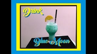 Drink Blue Moon Lua Azul