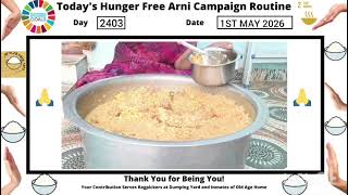 2403 Day Hunger Free Arni Campaign Routine 1 May 2026