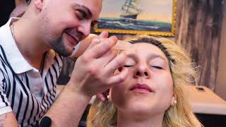 ASMR FEMALE * Best Barber Shop Service For Your Beauty