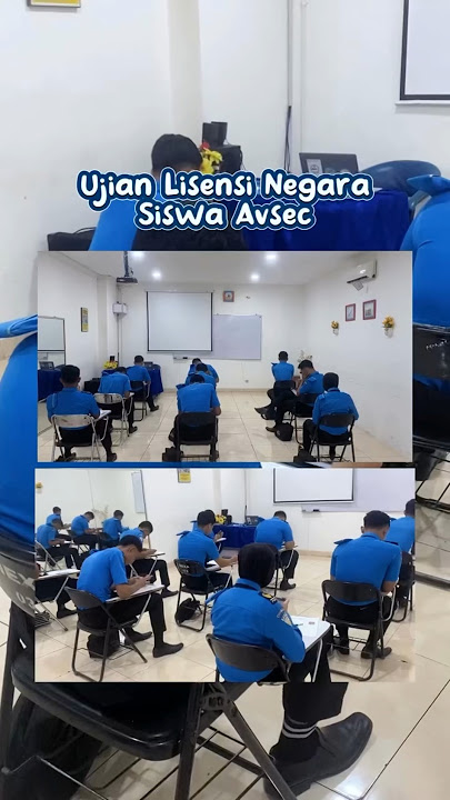 Ujian Lisensi Avsec Aviation Security Bandara Pspp Penerbangan Sekolah Avsec #pspppenerbangan