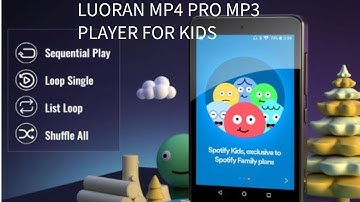 LUORAN MP4PRO MP3 PLAYER FOR KIDS