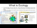 What is ecology and ecosystem, classification of ecosystem