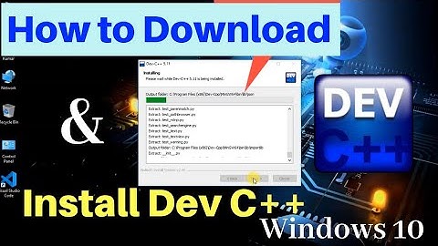 How to download and install dev c++ on windows 10 2020 | Install Dev C++ | My Programming