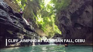 Highest Cliff Jump at Kawasan Fall, Cebu ( Waterfall/ Canyoneering)
