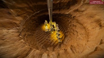 Space Engineers Automated Drill Timelapse