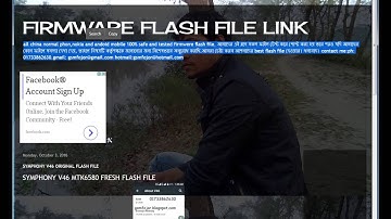 SYMPHONY V46 MTK6580 FRESH FLASH FILE