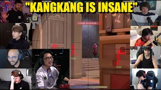Valorant Prosstreamers React To Edg Kangkangs Insane 4K With Op Against Tl