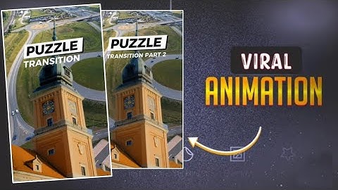 PUZZLE TRANSITION EDITING VIDEO 😯|capcut video editing| new capcut transition video