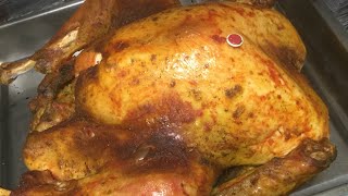 طريقة عمل الديك الرومي في الكيس الحراري  بتتبيلة خرافية .oven Roasted Turkey...تعليم الطبخ للمبتدئات
