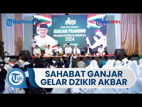 Ribuan Santri Gelar Zikir Akbar Jelang Peringatan HUT Ke-77 RI bersama Sahabat Ganjar