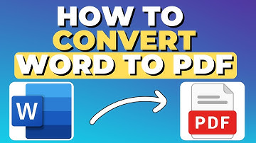 How To Convert Word to PDF 2025 (2025)